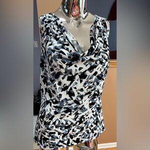 Calvin Klein Monochrome Patterned Top